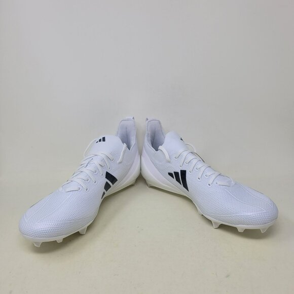 Adidas Adizero Electric + Football Cleats White Black IH7451 Men's Size 11.5 - Picture 7 of 10